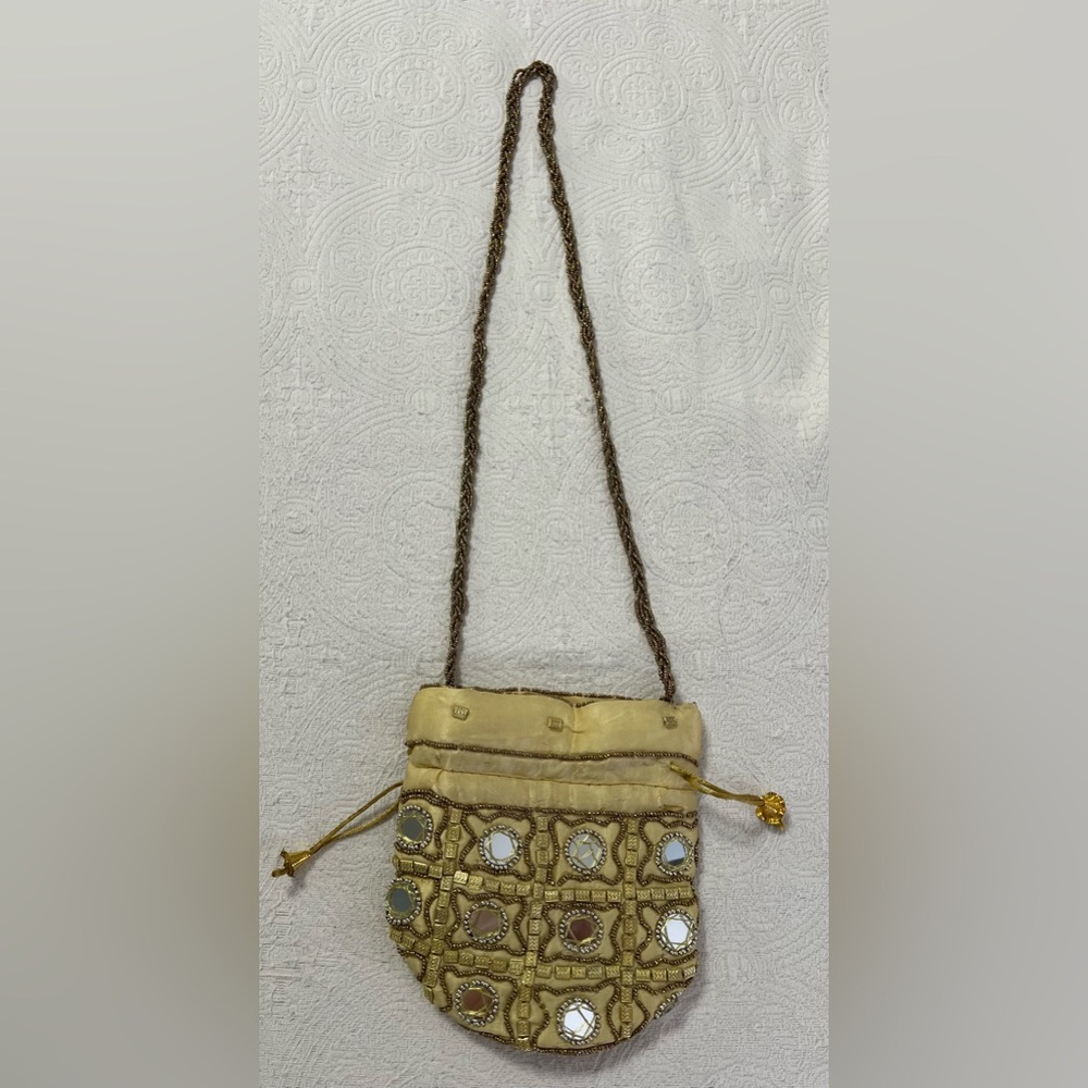Beautiful embellished hobo purse